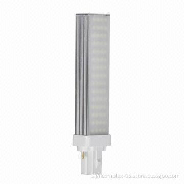 G23 LED Lamp with 60 pieces of SMD 3528 LEDs and 100 to 240V AC/50 to 60Hz Input voltage